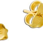 Herz Ohrstecker Gelbgold 333 8 Karat