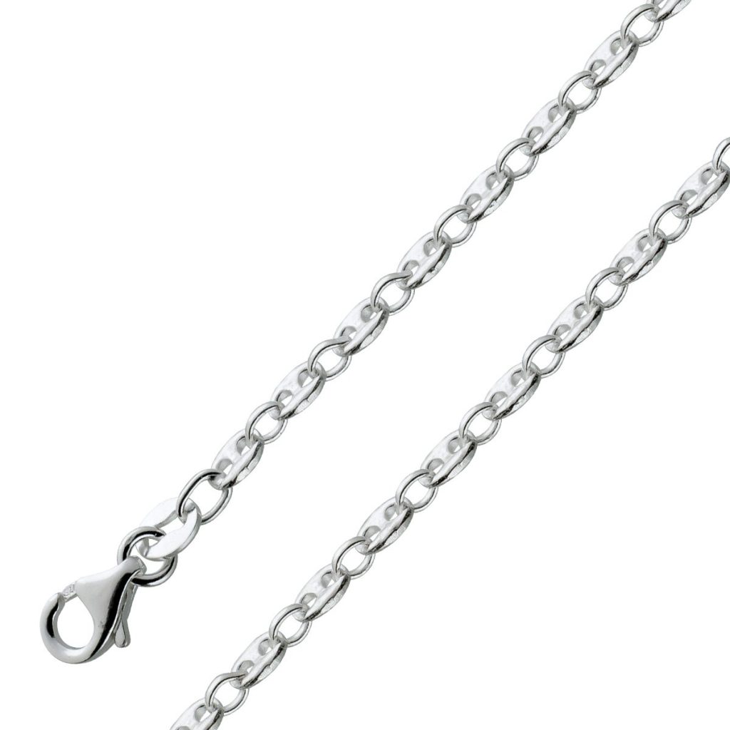 Marina Damenkette 3.2mm Silber 925 rhodiniert