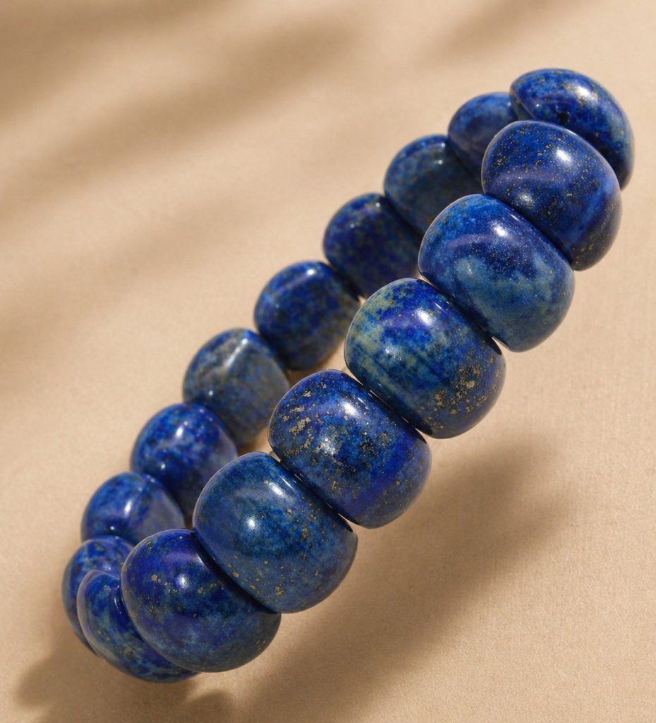 Lapislazuli Armband azurblaue Lapis Edelsteine 220ct