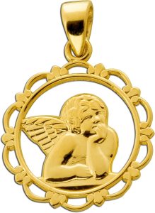 Schutzengel Anhänger Gold 333 8 Karat