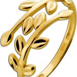 Damenring Gold 333 8 Karat Ranken Blütendesign